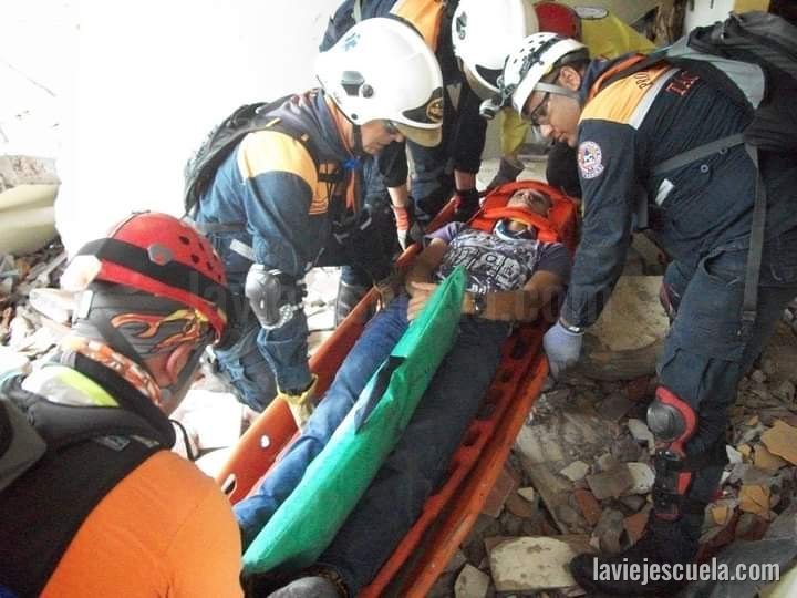 1er ejercicio de búsqueda y rescate en estructura colapsadas