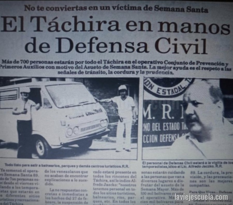 Operativo Semana Santa  Defensa civil